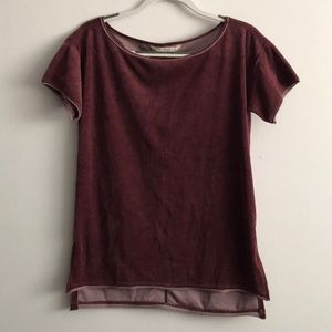 Velvet tee